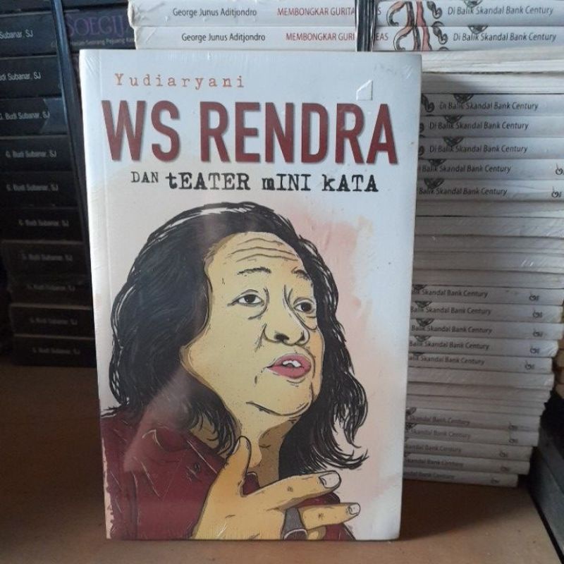 buku ori kondisi baru stok lama - halaman dan tepi buku menguning -Baca deskripsi produk-  ws rendra