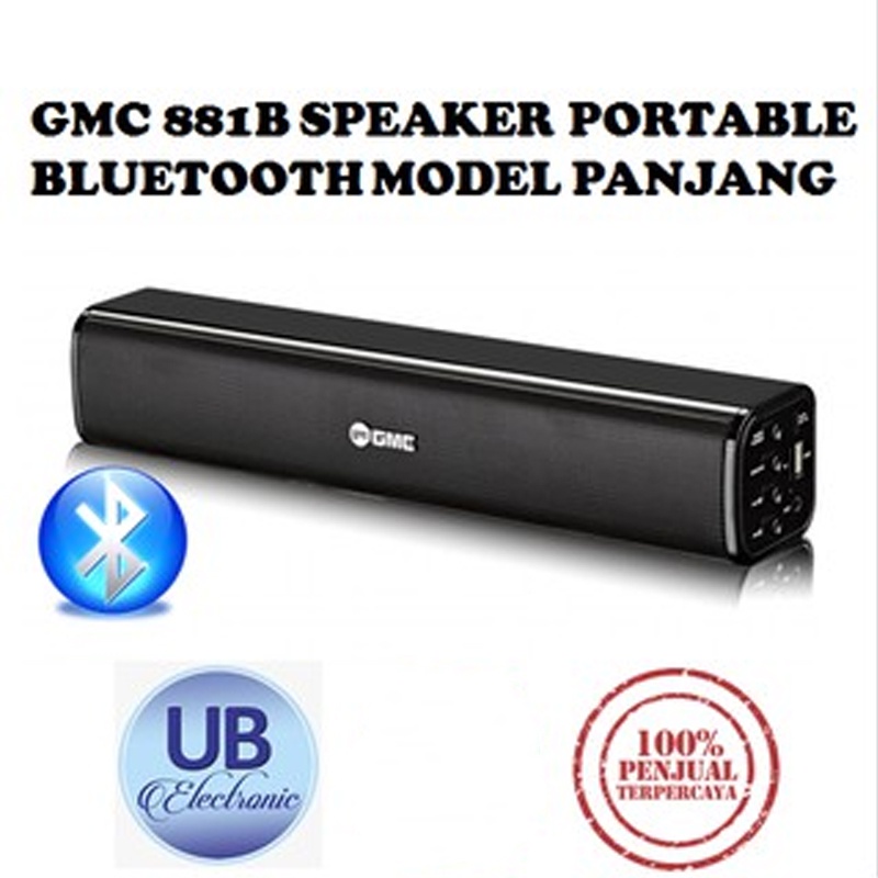 SPEAKER PORTABLE GMC 881B BLUETOOTH SPEAKER