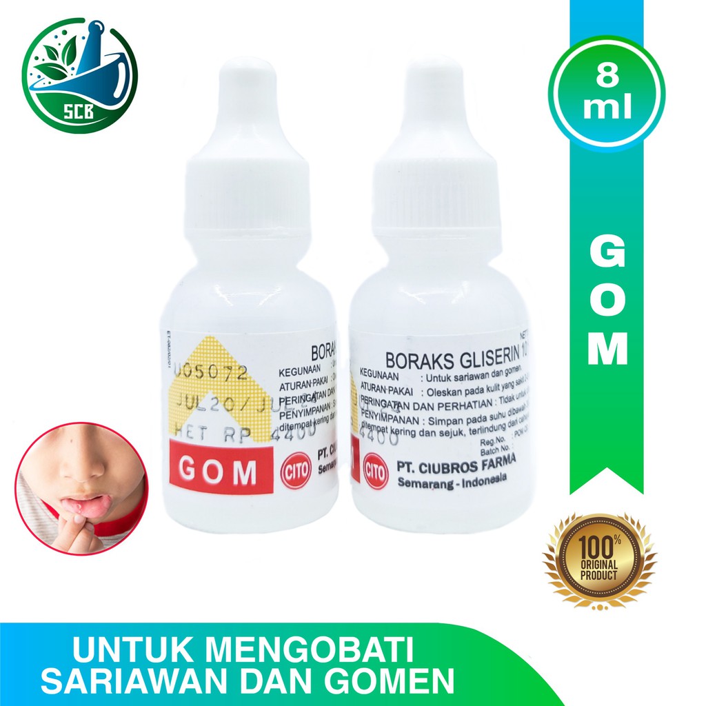 Gom 8ml - Obat Sariawan | Shopee Indonesia