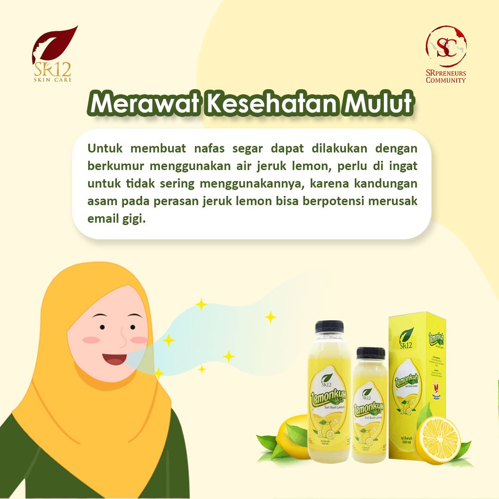 SR12 HERBAL SKINCARE LEMONKUH / SARI LEMON ORIGINAL / MINUMAN NUTRISI DIET DETOX HERBAL PELANGSING ALAMI