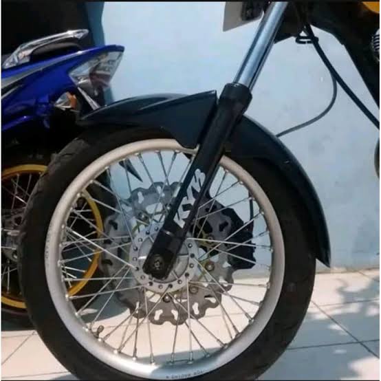 Emblem KYB logo KYB shock depan bebek Emblem KYB Skok depan Motor Bebek Sports Vixion