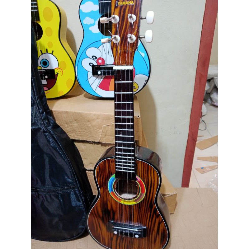 Ukulele senar4Bonus tas/kentrung senar3dan senar4 murah