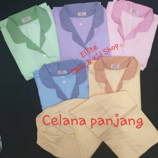 SERAGAM BAJU SUSTER JUMBO UK XXXL (BAJU PENDEK + CELANA PANJANG)