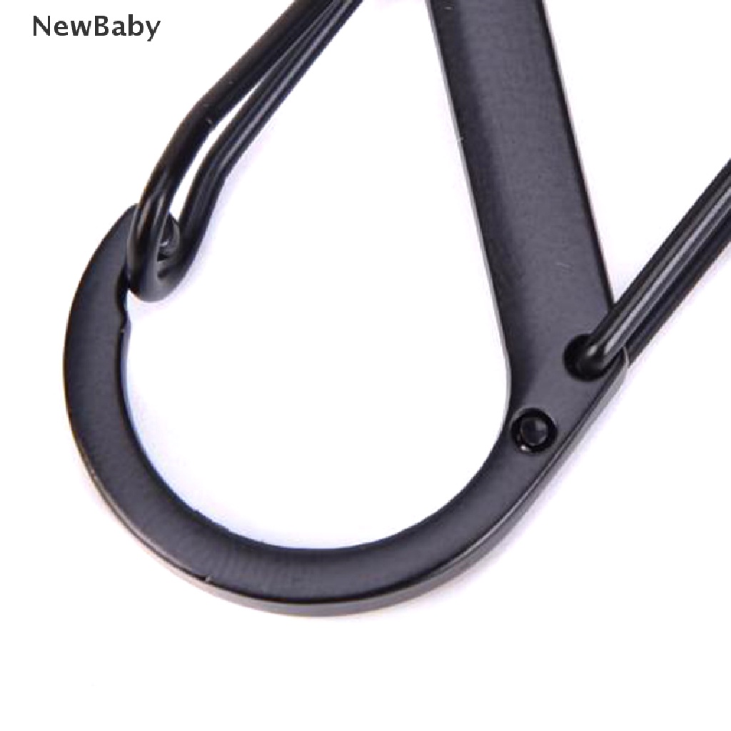 1pc Carabiner Multifungsi Bentuk S Bahan Stainless Steel Untuk Outdoor