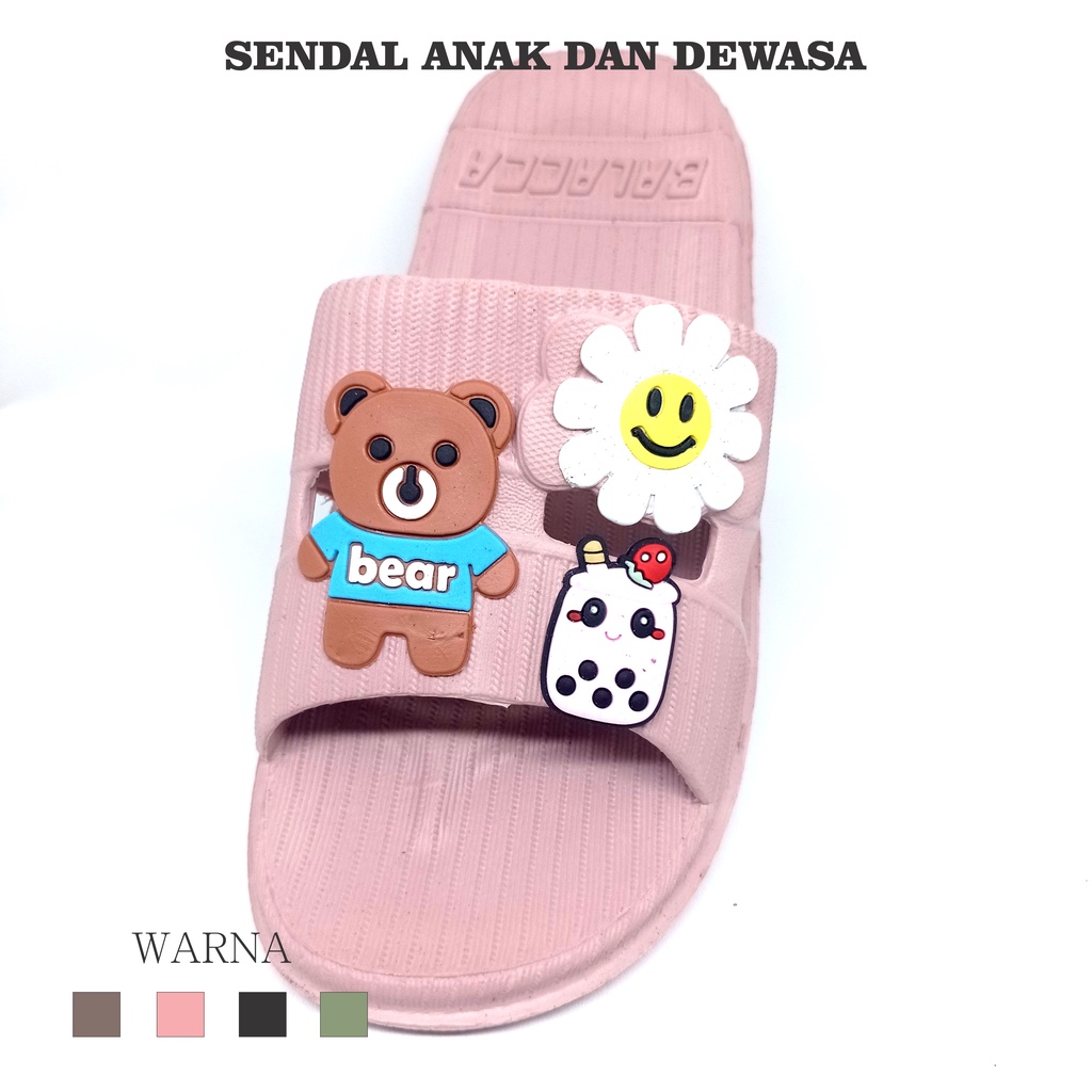 SENDAL DEWASA DAN ANAK PEREMPUAN / SENDAL TERBARU / SENDAL WANITA TERBARU