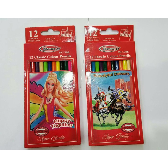 

Pensil gambar 12 warna panjang besco