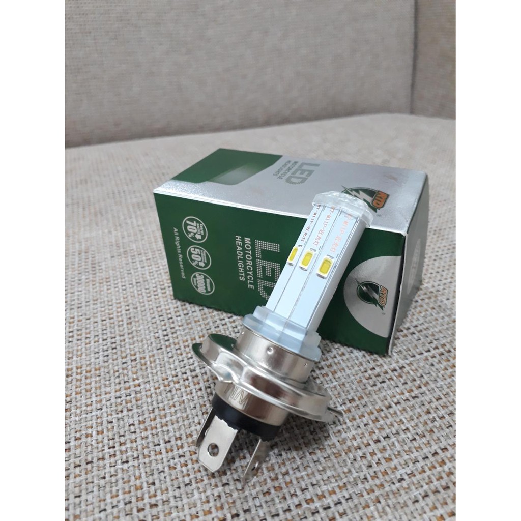 Promo Lampu Utama Motor Led RTD H4 2 Sisi 6 Led Lampu New Vixion DLL Low High Heboh