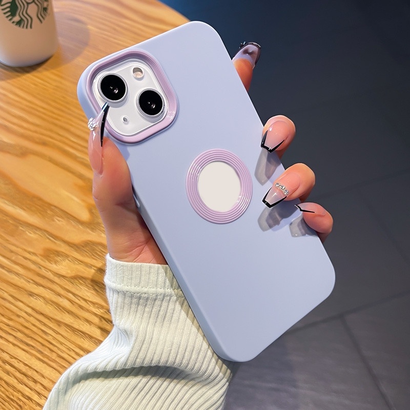 Case Pelindung Penuh Bahan Silikon TPU PC Warna-Warni Untuk iPhone 13 12 11 Pro X XR XS Max 7 8 Plus