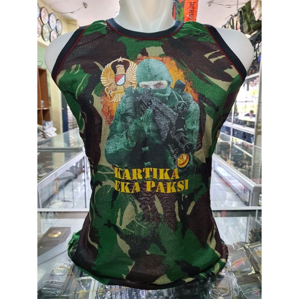 kaos singlet LORENG malvinas TNI AD| singlet loreng TNI AD | singlet tentara | Singlet TNI AD