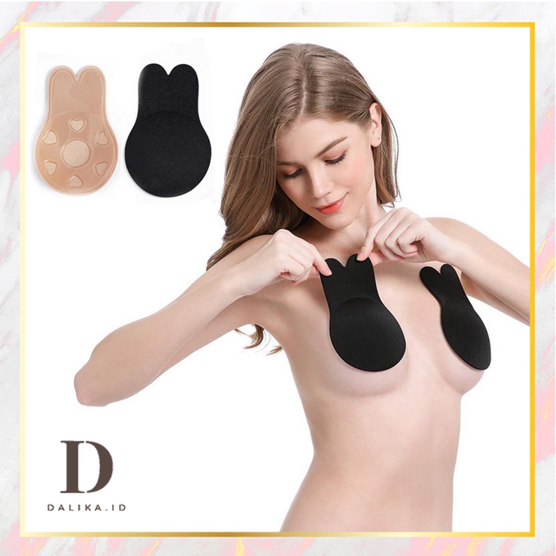 Bra Pad / Nipple Pad Rabbit Ear Busa Pad Padding Push Up Bra Nipple Lift Cover Premium Wanita Dalika