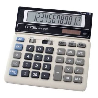 

PROMO!! ORIGINAL CITIZEN CALCULATOR SDC-868L - KALKULATOR DESKTOP MEJA KANTOR