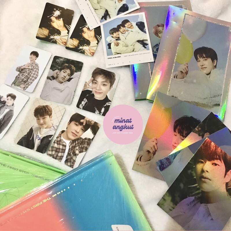 [CLEARANCE] ALBUM TREASURE PC POLAROID POSTCARD FOLDER JUNGHWAN JAEHYUK ASAHI