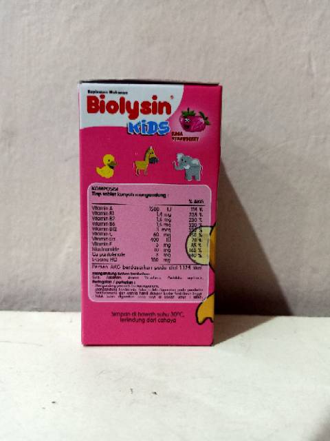 Biolysin Kids tablet hisap