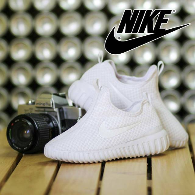 COD Sepatu anak keren nike slip on sneakers putih bagus kets import original murah asli cowok cewek