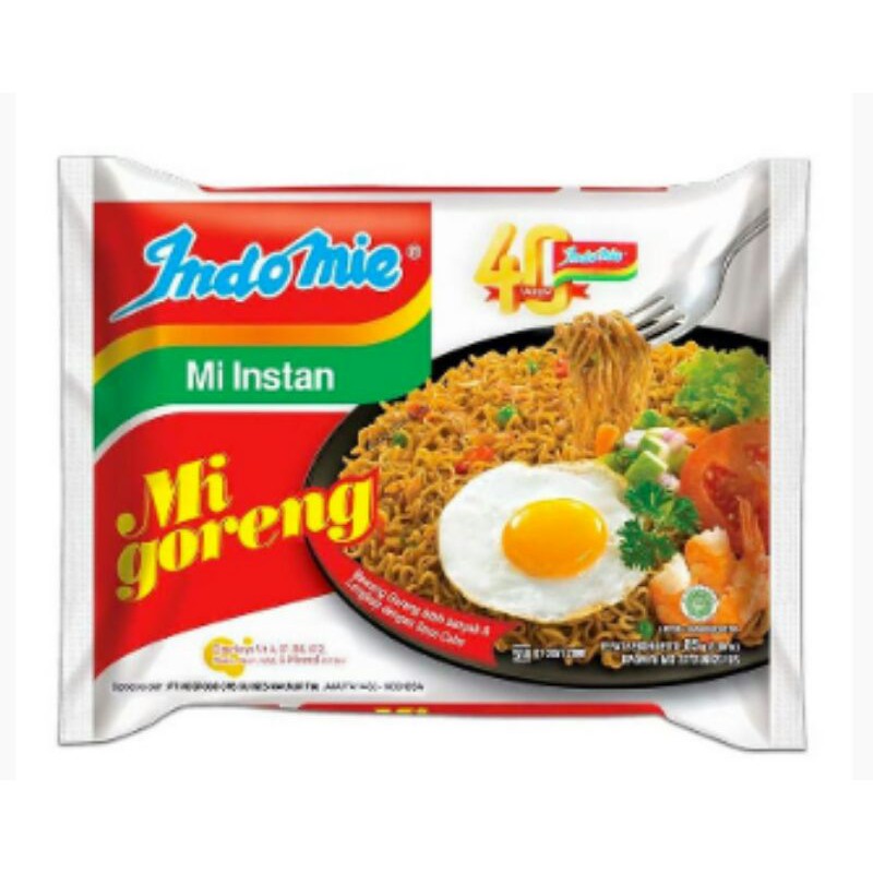 

Indomie goreng 75 gram