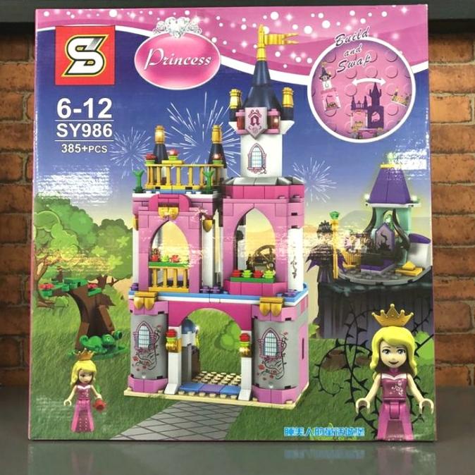 Mainan anak perempuan rumah istana princess - lego .