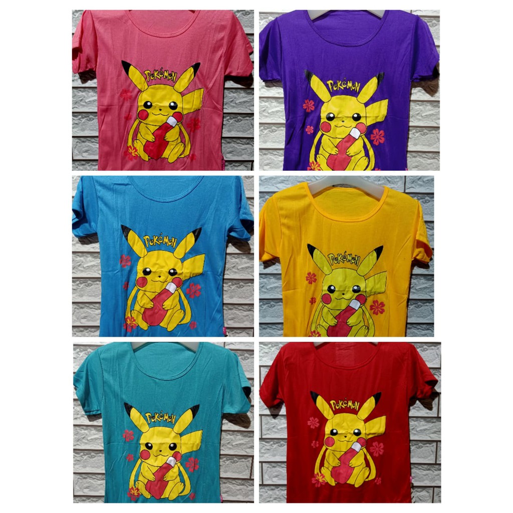 LEANA58 KAOS ANAK PIKACHU