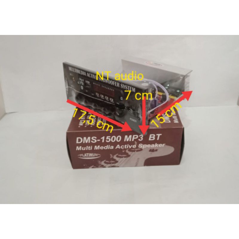 Kit basstube aktif DMS-1500 MP3, BLUETOOTH, USB-SD-FM