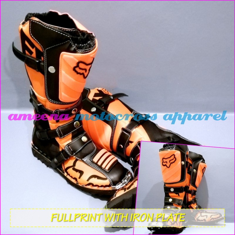 Sepatu Cross Fullprint Besi - Sepatu Trail Motocross - Sepatu MX Adventure - 012