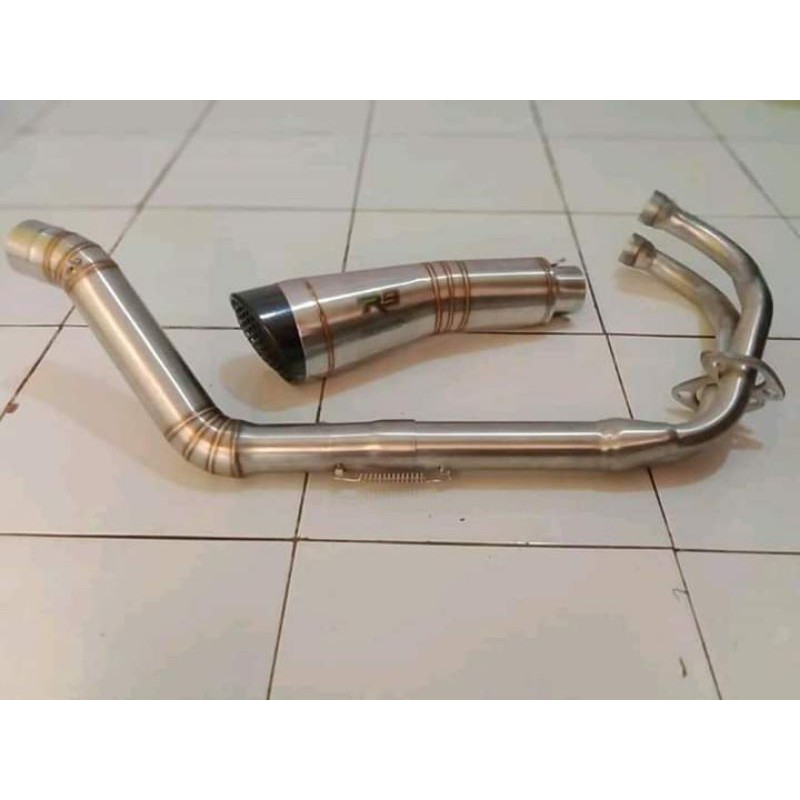 knalpot R9 set ninja 250 fi