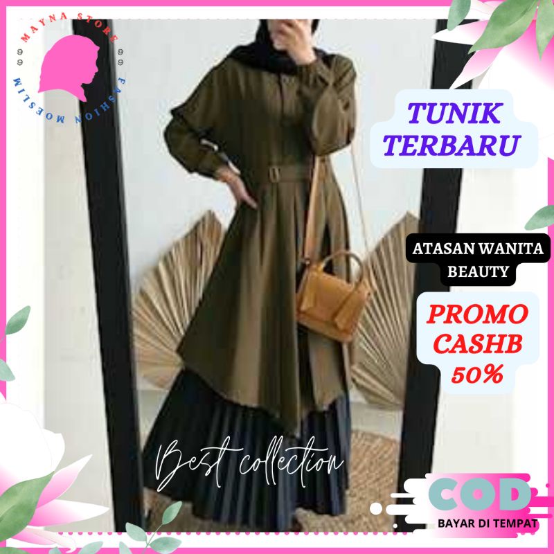 PROMO PAKAIAN WANITA BAJU TUNIK REMAJA KEREN CASUAL BUSUI FRIENDLY FASHION BAJU ATASAN WANITA MUSLIM