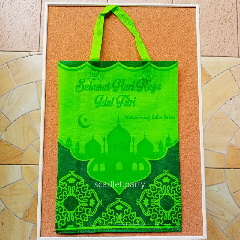 

TAS LEBARAN IDUL FITRI 30 x 40 CM KANTONG TAS SPOUND TAS BUNGKUS PARSEL KUE PAPER BAG SPOUND BAG KADO HADIAH BINGKISAN GOODIE BAG