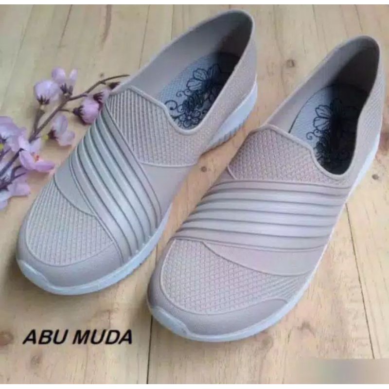 SEPATU SELOP WANITA PRO ATT SWL (SIZE 37-40)/Sepatu Karet Wanita - Sepatu Slip On Karet Wanita ATT