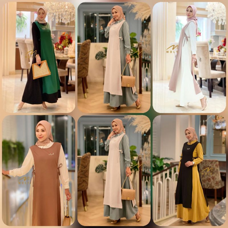 (COD) NEW SYIRIN DRESS OUTER MDLY