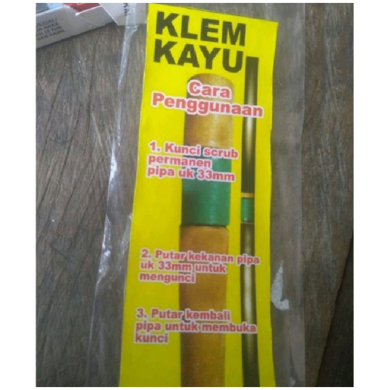 KLEM PUTAR PIPA KAYU EGREK