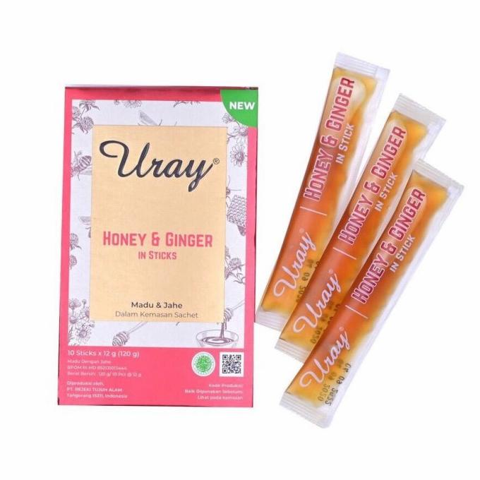 

Madu Uray Stick Sachet 10 stick x 12 gram Honey & Ginger