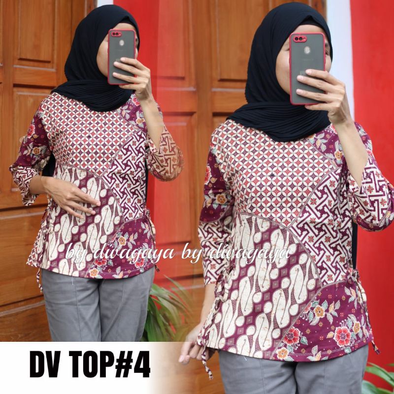 BLUS BATIK KATUN STREET PREMIUM LD 90-100 CM PJ 62 CM