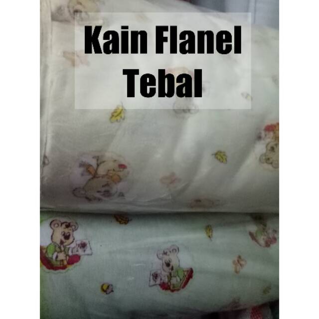 BAHAN KAIN FLANEL MOTIF KOALA / FLANEL MOTIF LUCU (YARD)