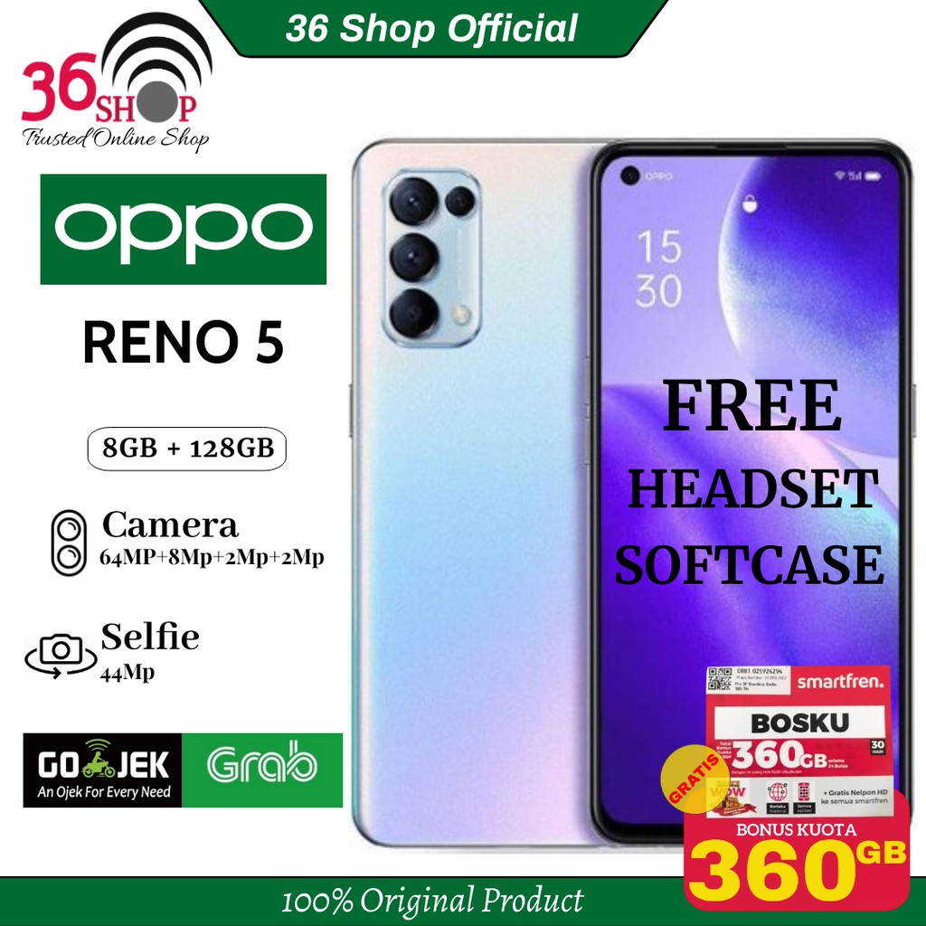 Oppo Reno 5 8GB+128GB Garansi Resmi 1 Tahun-1