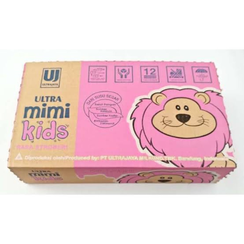 

Susu Ultra Mimi UHT Strawberry 125 ml isi 40pcs