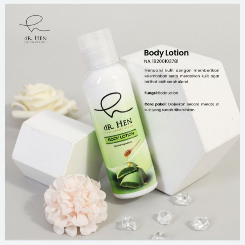 dR Hen BODY LOTION