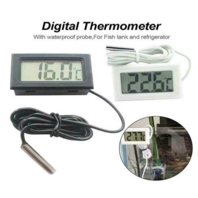 Thermometer Suhu Aquarium Alat Pengukur Suhu Air Aquascape