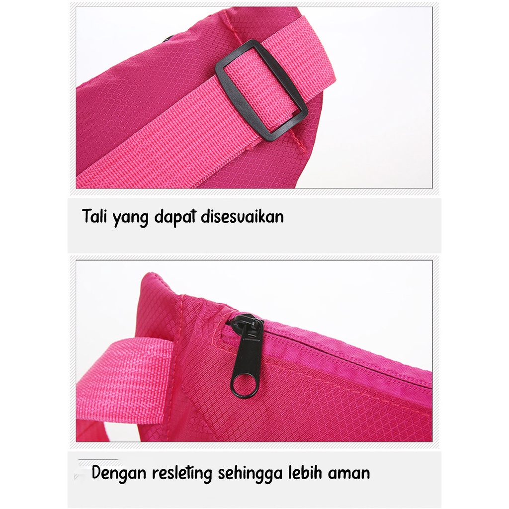 Tas Pinggang Waistbag Short Bag Goodness Tas Jogging Sport