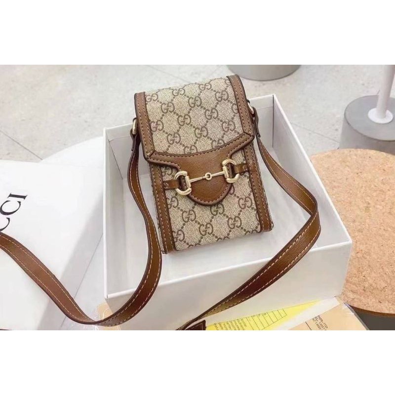 Jual tas gucci wanita/tas selempang/gucci JA750/clutch/dompet