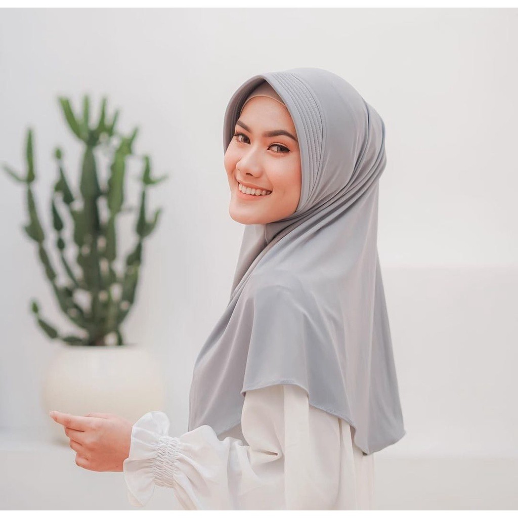 DAILY HIJAB PET ANTEM BAHAN JERSEY PREMIUM / BERGO POLOS PET ANTEM / KHIMAR PET ANTEM / JILBAB INSTA
