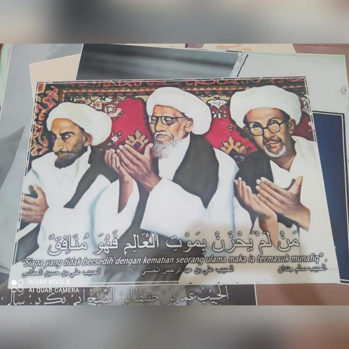 BISA COD POSTER UK: 60*90 BAHAN LUSTER UV BISA REQUEST HABIB 3 SERANGKAI