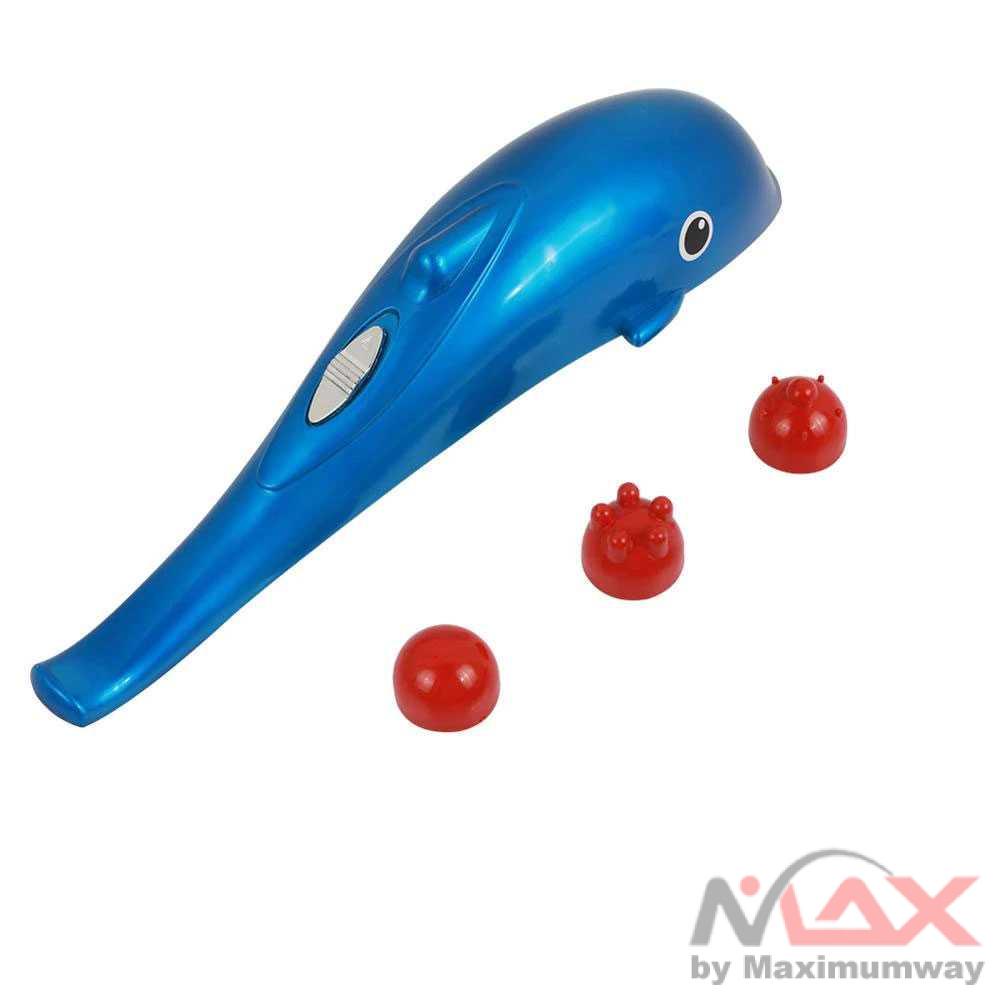 Alat Pijat Dolphin Infrared tanpa kabel Wireless Elektrik Massager recharged Massager USB Charging