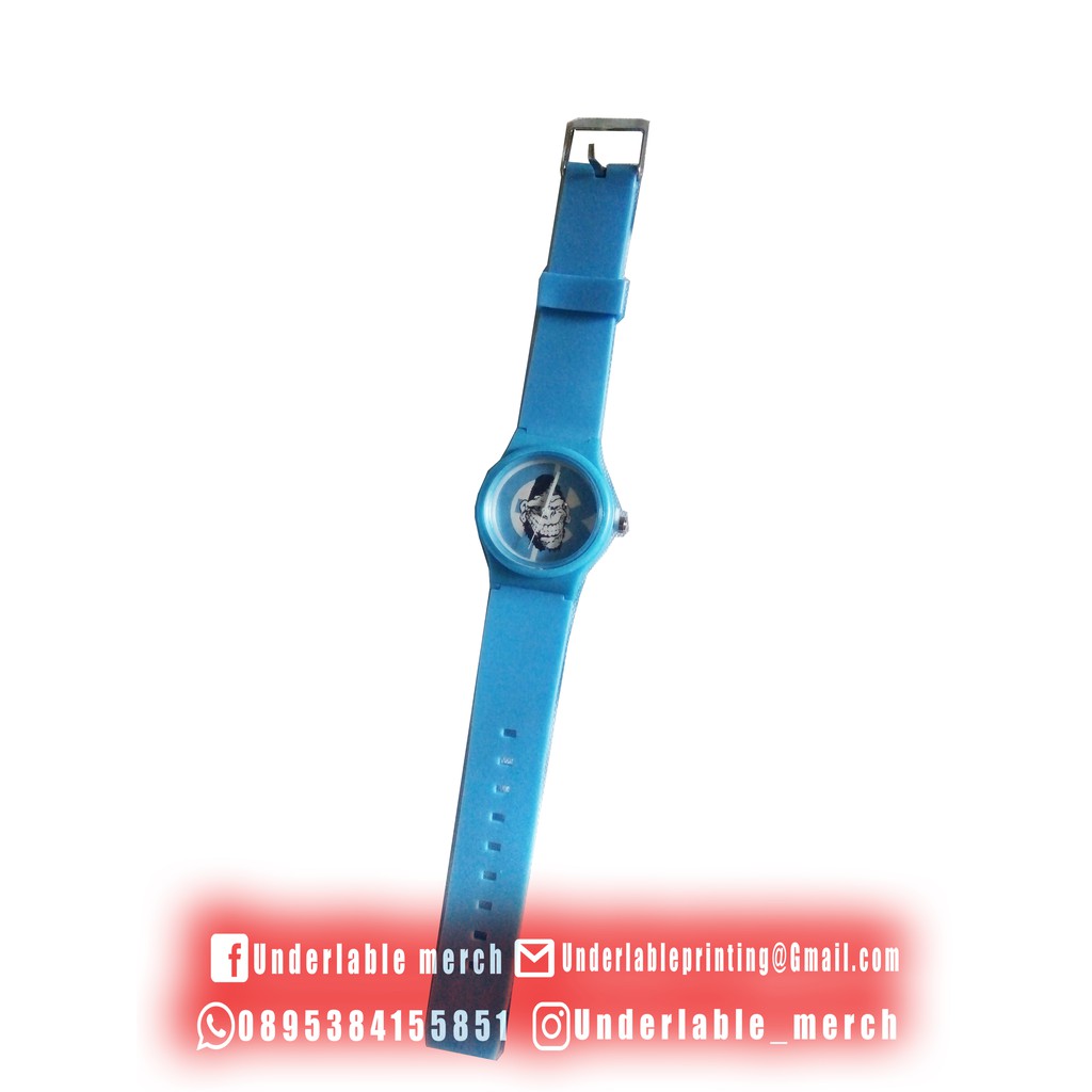 JAM TANGAN UNISEX CUSTOM BAND GORILLA BISCUIT HARDCORE