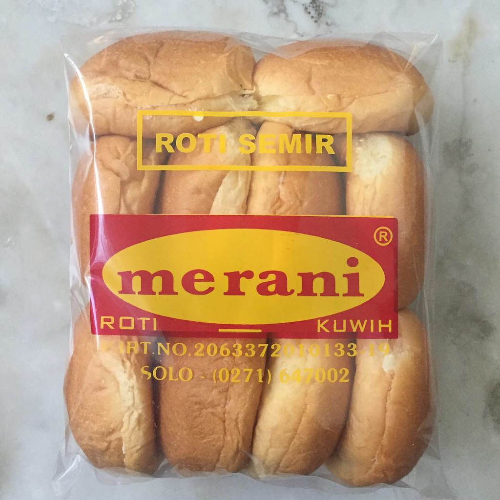 

ROTI SEMIR MERANI ISI 10PCS Oleh Oleh Khas Solo