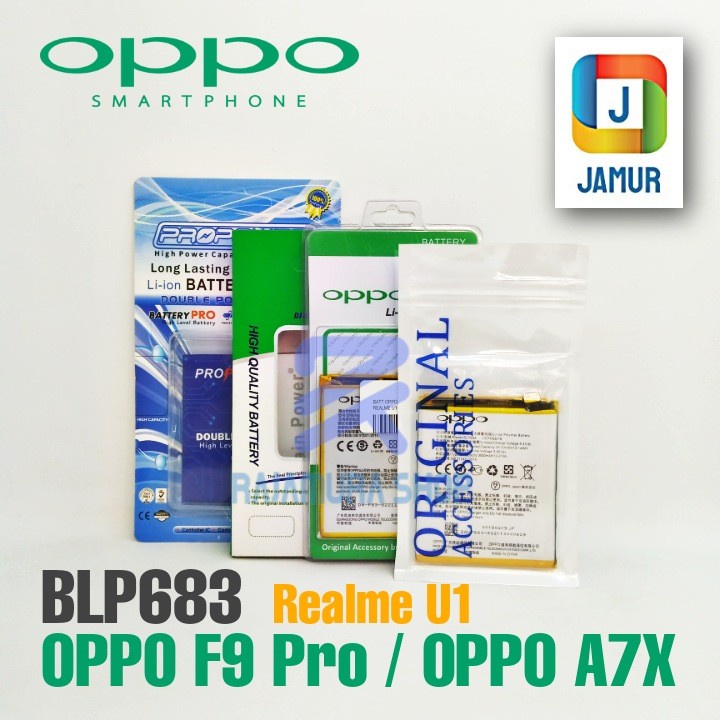 BATERAI OPPO F9 PRO BLP683 BATERAI OPPO A7X BATERAI REALME U1 BATRE OPPO F9 PRO BATRE OPPO A7X BATRE