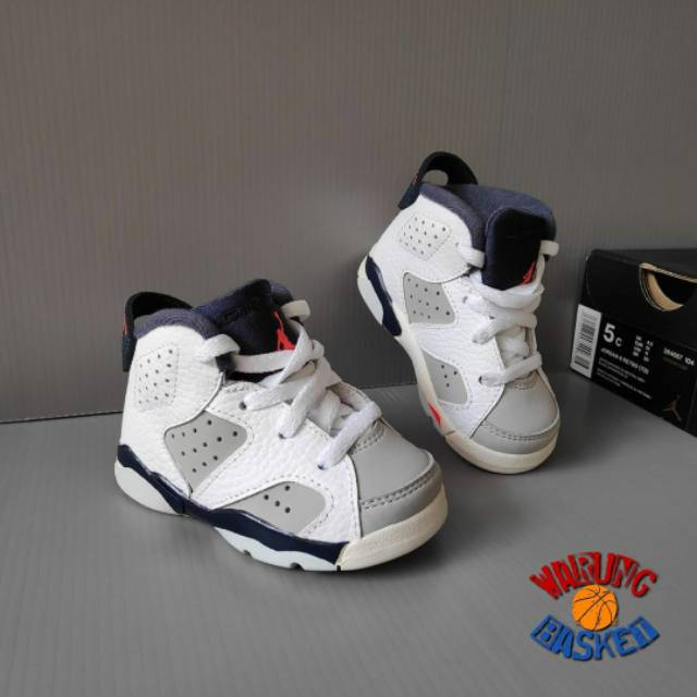 Sepatu Bayi Air Jordan 6 Toddler Original Size 5C