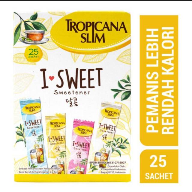 

Tropicana Slim Gula sweetener I sweet