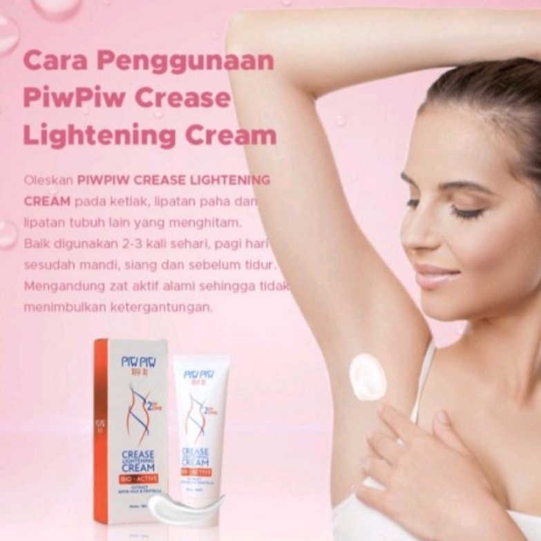 PIW PIW CREASE LIGHTINING CREAM / PEMUTIH KETIAK SELANGKANGAN AREA GELAP