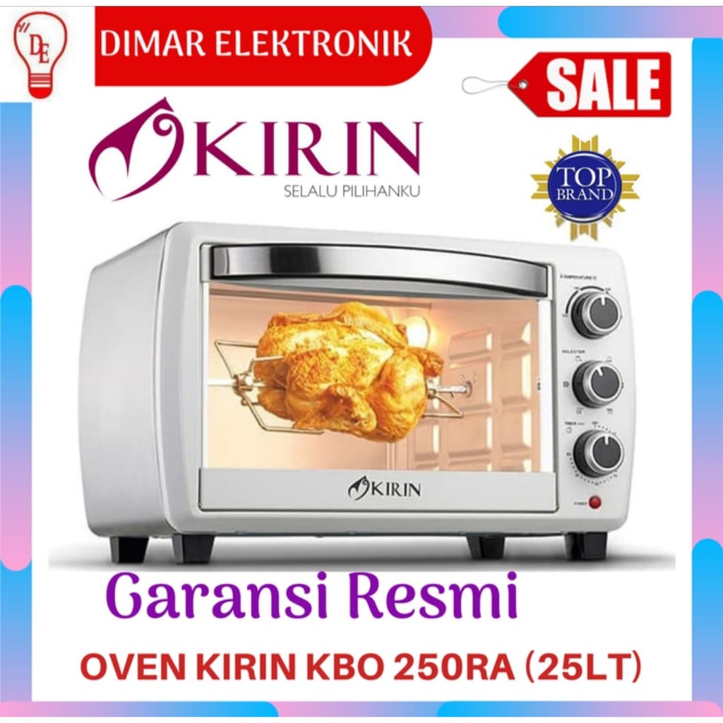 Oven Listrik Kirin KBO 250 RA ( 25 LITER ) Kapasitas Besar