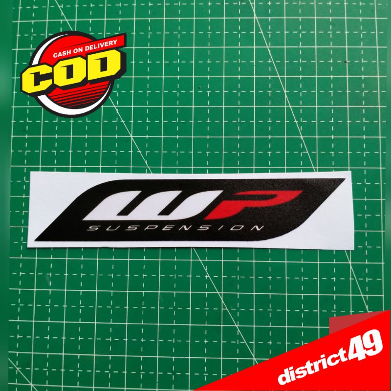 Stiker Print and Cut - Sticker Printing Laminasi tahan air - Stiker WP SUSPENSION - Stiker Motor Mob