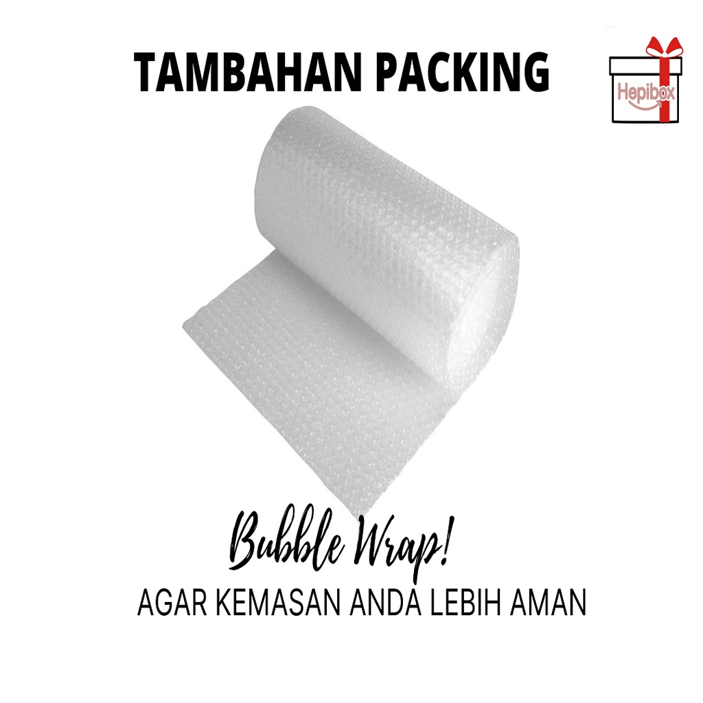

Extra Packaging Bubble Wrap / Tambahan Agar Product Aman | XPS - XPM - XPL